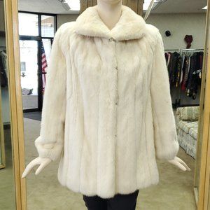 Natural Tourmaline Mink Fur Jacket